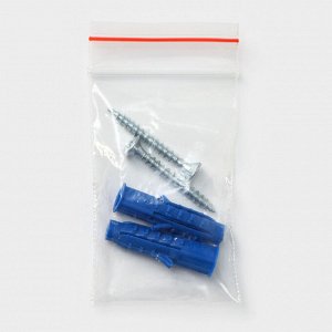 Полка для ванной, 5 крючков, 34х11,5х17 см, белая