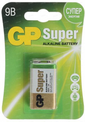 Батарейка GP Super Крона 6LR61 BL1 Alkaline 9V