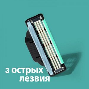 Бритвенный станок GILLETTE Mach3 с 1 кассетой