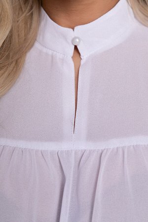 Блуза "Тонкости стиля" (белая) Б8762