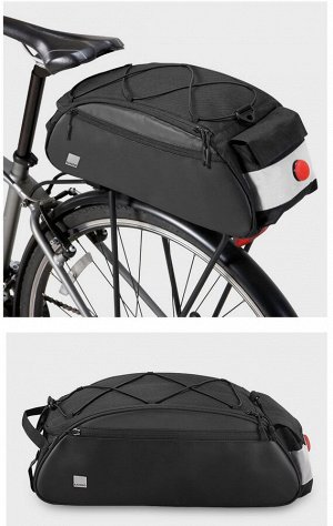 Велосипедная сумка на багажник SAHOO 142039. 10 л