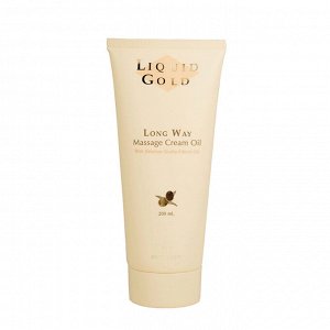 Крем-масло для массажа Золотое / Long Way Massage Cream-Oil LIQUID GOLD 200 мл