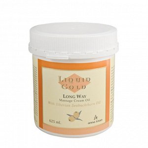 Крем-масло для массажа Золотое / Long Way Massage Cream-Oil LIQUID GOLD 625 мл