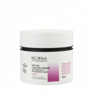 Маска себорегулятор для жирной и проблемной кожи / KORA PROFESSIONAL 200 мл