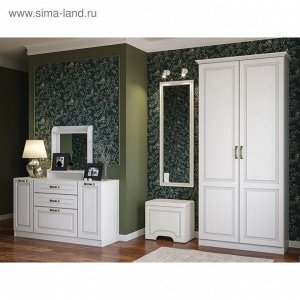 Комод для хранения «Ливерпуль», 1400*414*783 мм, цвет белый/ясень ваниль
