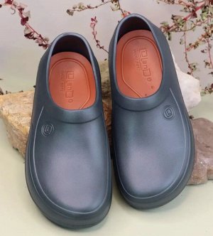 Обувь мужская садовая галоши со съемной стелькой цвет Серый