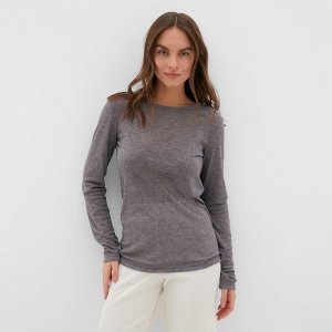 Лонгслив женский KAFTAN: Basic line цвет серо-фиолетовый
