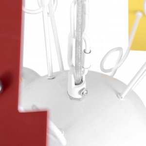 Люстра потолочная BayerLux «Алфавит», 4хЕ27, 40 Вт, цветной, 56x56x70 см