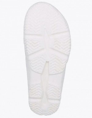 Обувь мужская пляжная шлепки двухцветные с белой подошвой цвет Морская волна