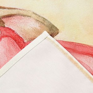 Полотенце Этель «Зайчик с цветком» 40?73 см, 100% хлопок, саржа 190 г/м?