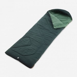 Спальный мешок для кемпинга 0° зелёный Quechua ARPENAZ
