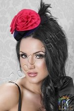 Заколка в виде цветка, на 2 зажимах