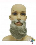 Борода серая BEARD, искуственный волос