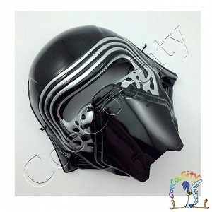маска Кайло Рен из саги Звездные Войны, черная, тонкий пластик