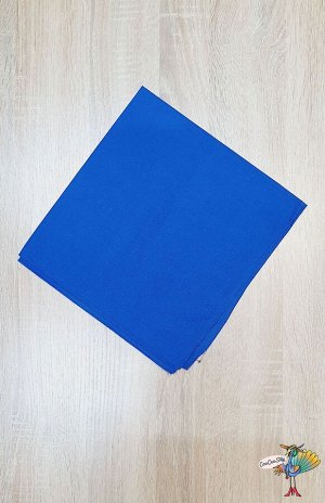 Платок-бандана Однотонная синяя, 55х55 см