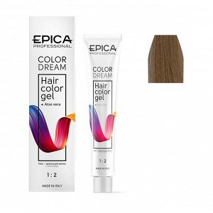Epica Гель краска для волос без аммиака 9.71 блондин шоколадно пепельный Epica Professional COLORDREAM 100 мл Эпика