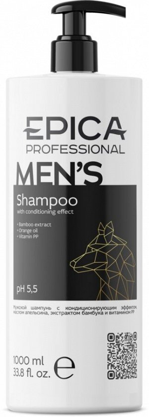 EPICA For Men Мужской шампунь с кондиционирующим эффектом 1000 мл, , шт