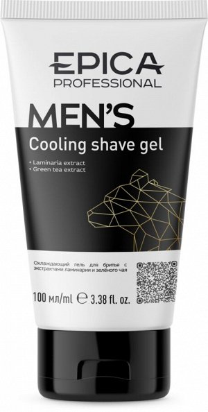 EPICA For Men Охлаждающий гель для бритья 100 мл, , шт