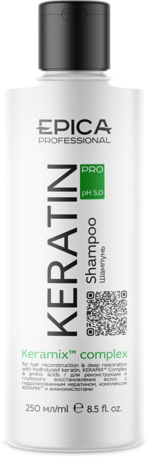 EPICA Keratin Pro Шампунь для реконструкции волос 250 мл, , шт