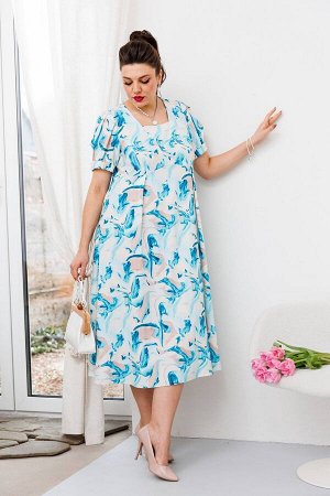 Romanovich Style 1-2642 бирюзовый, Платье