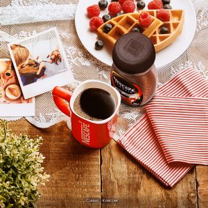 Кофе Nescafe Classic растворимый с добавлением молотой арабики, стеклянная банка, 47.5 г