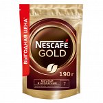 Кофе растворимый Nescafe Gold 190 г (акция)