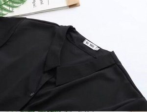 Рубашка удлиненная на пуговицах, пояс резинке с имитацией ремня, беж