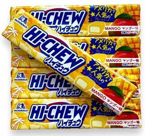 Конфеты жевательные Hi-Chew со вкусом манго 12шт, Morinaga, 55,2г.,