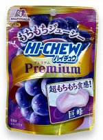 Конфеты  жевательные Hi-Chew Premium со вкусом винограда, Morinaga, 35г,