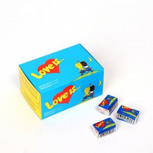 Жевательная резинка Love is, Банан клубника, 4.2 г, 20 шт.