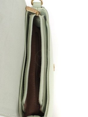 Сумка женская искусственная кожа DJ-CM 6120B- LIGHT GREEN,  1отд,  плечевой ремень,  мята 260362