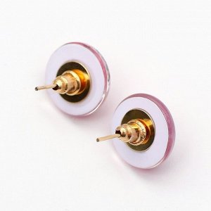 Серьги гвоздики «Стиль на каждый день» 1.5 х 1.5 см