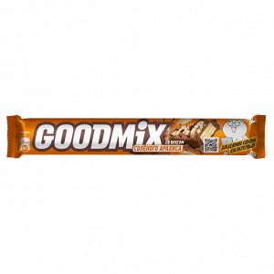 Батончик Goodmix с арахисом и хрустящей вафлей, 46 г