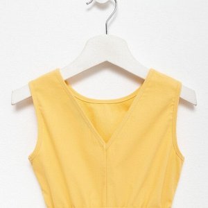 Комплект для девочки (майка и шорты) KAFTAN 30 (98-104 см), жёлтый
