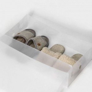 Коробка для хранения сапог с крышкой Uni size, 30x52x12 см, 2 шт