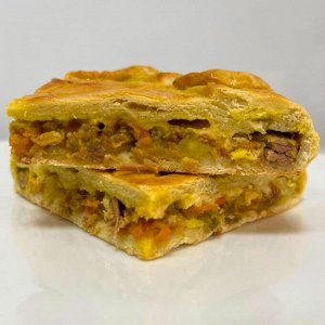 Пирог с томленой говядиной и картофелем 1 кг.🥩