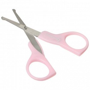Детский маникюрный набор, 2 предмета: ножницы, кусачки-книпсер, от 0 мес., цвет розовый