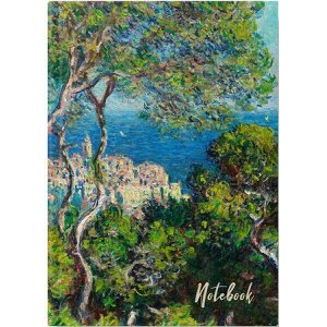 Записная книжка А5 128л клетка "Вид на море" 13421 Academy style