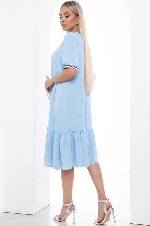 Платье "Рита" (голубое) П8917
