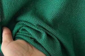 Топ из тонкого вязаного трикотажа с v-образным вырезом, зеленый