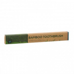 Зубная щетка бамбуковая средняя, 5 штук, микс цветов