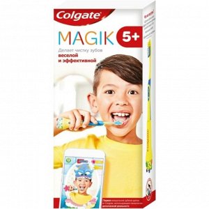 Щётка зубная для детей Colgate Magik, 5+, мягкая