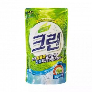 Средство для посуды, (в мягкой упаковке без дозатора) Алоэ /Kitchen Detergent Aloe Clean, Sandokkaebi, Ю.Корея, 800 г
