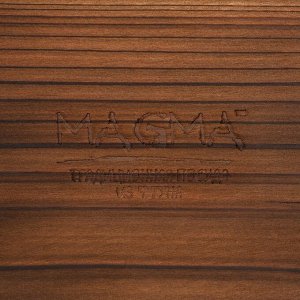 Сковорода Magma «Вунгтау», 24x15.3x2.2 см, на деревянной подставке, чугун, чёрная