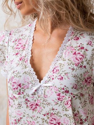 Сорочка ночная женская,мод. 427, трикотаж (Прелесть (розовый))