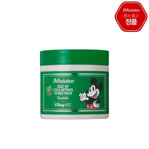 JM SOLUTION DUO UP CICA RETINOL TONER PADS x DISNEY100 Очищающие тонер педы с центеллой и ретинолом (Мики) 70шт