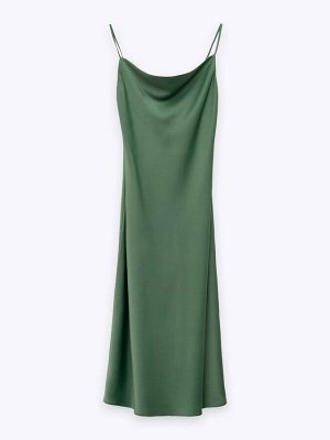 Платье-комбинация  цвет: Зеленый PL1160/grem