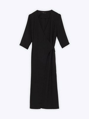Платье приталенного кроя  цвет: Черный PL1015/gaiden
