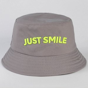 Панама детская Smile, серая, р-р 54