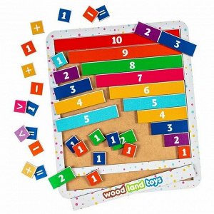 Обучающая игра «Математическая лесенка», в/к 20*25*6 см